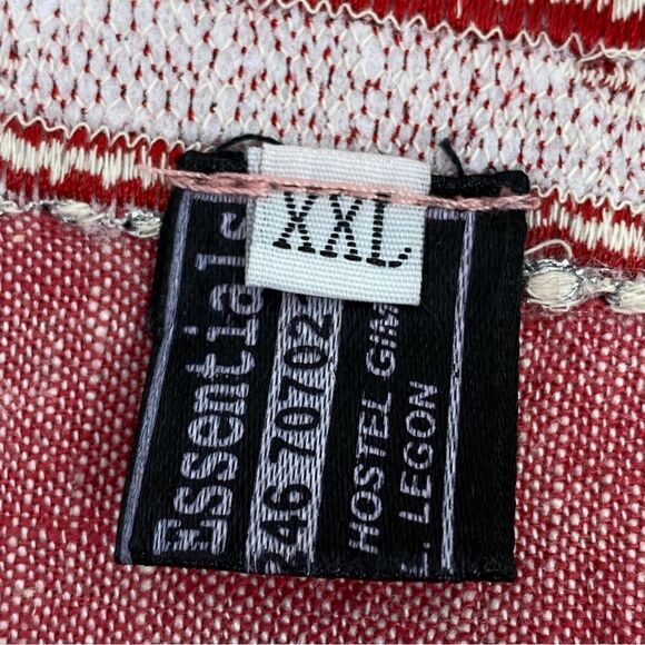 Victoria’s Essentials Linen Chambray Tunic Shirt Red XXL - Picture 11 of 14